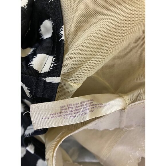 Swim By Cacique Women's Plus Size Polka Dot Tankini Top - 28 - Picture 9 of 9